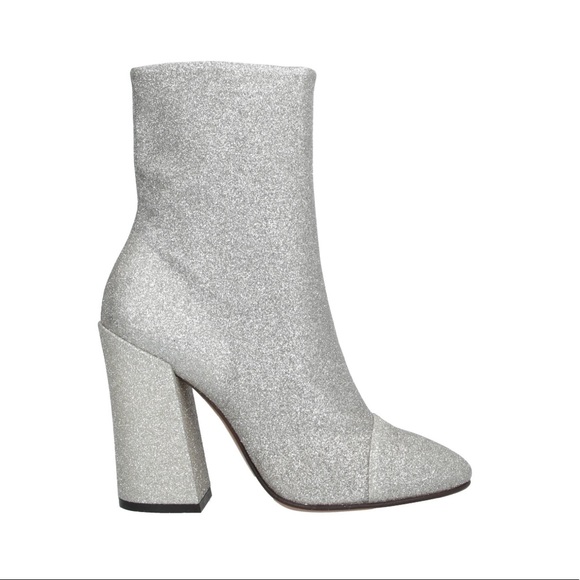 Dries Van Noten Shoes - DRIES VAN NOTEN Glitter Heel Ankle Boots